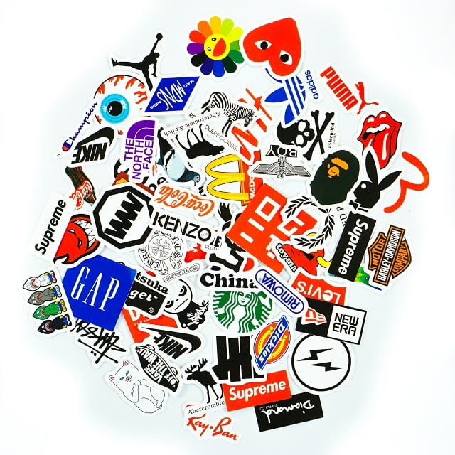 Mini Brand Logo Sticker Pack (50pcs) – Nufsed Sticker