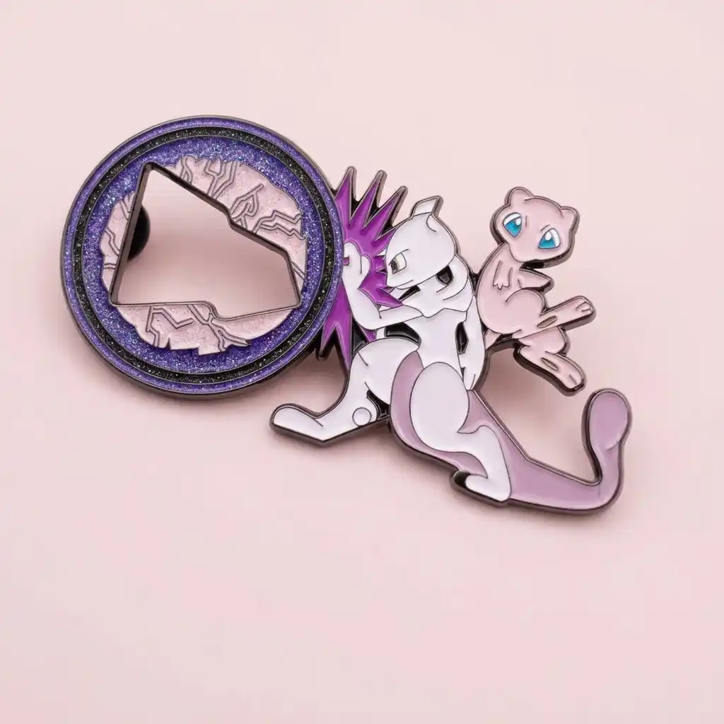 Hat Pin – Mewtwo Pokemon NE Purple