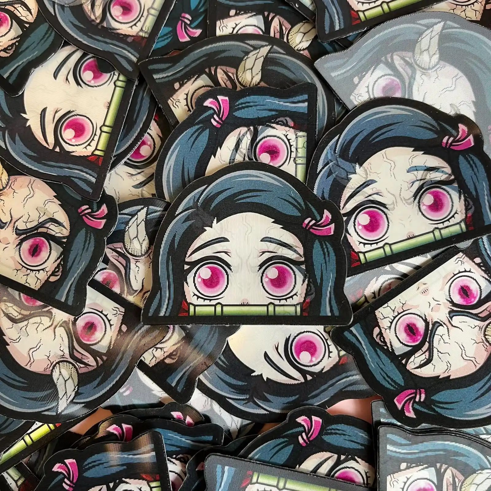 3D Sticker – Nezuko Chibi Demon Slayer - Gambar 2