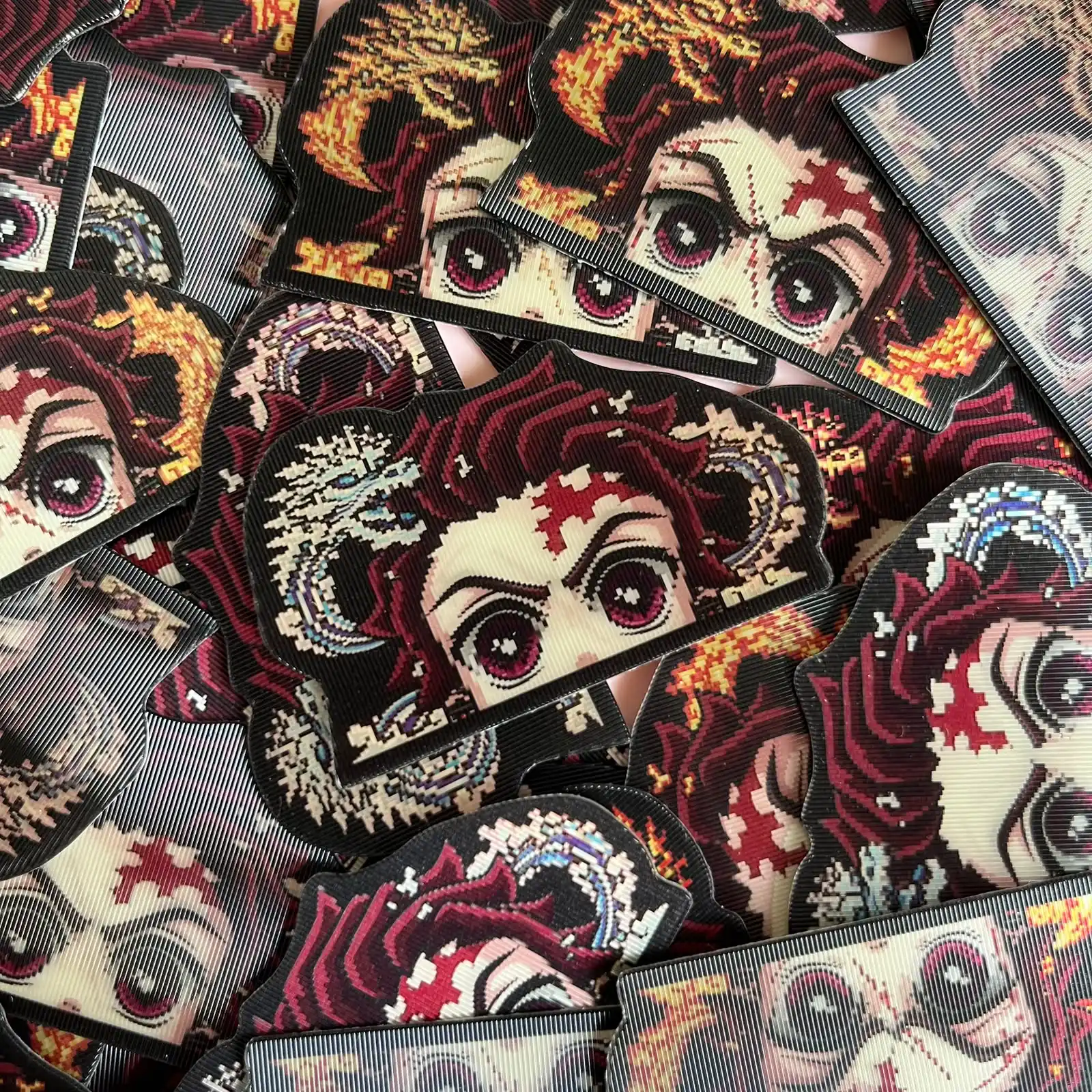 3D Sticker – Tanjiro with Water Fire Breathing Dragon Demon Slayer