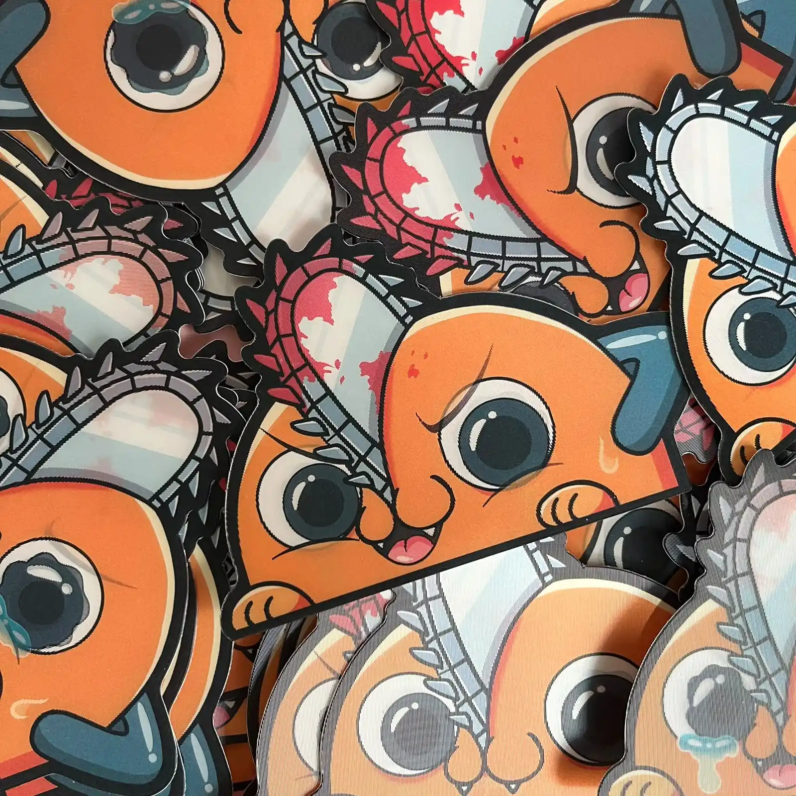 3D Sticker – Pochita Chibi Chainsaw Man (Big Size) - Gambar 2
