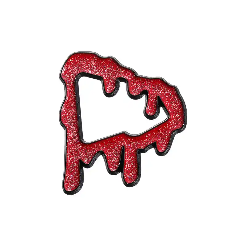 Hat Pin – Drip Red Glitter New Era