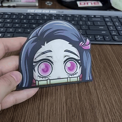 3D Sticker – Nezuko Chibi Demon Slayer - Gambar 3